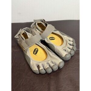 Vibram FiveFingers KSO Shoes Men’s Size 41 EU Gray Yellow Barefoot Minimalist